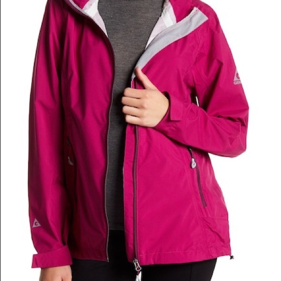 Gerry Weber Jackets & Blazers - Gerry Hooded Rain Jacket - Berryblast
